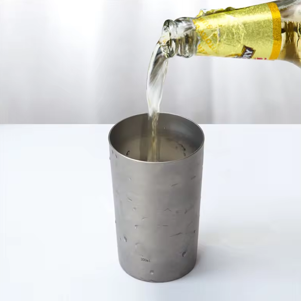Double Wall Titanium Beer Mug