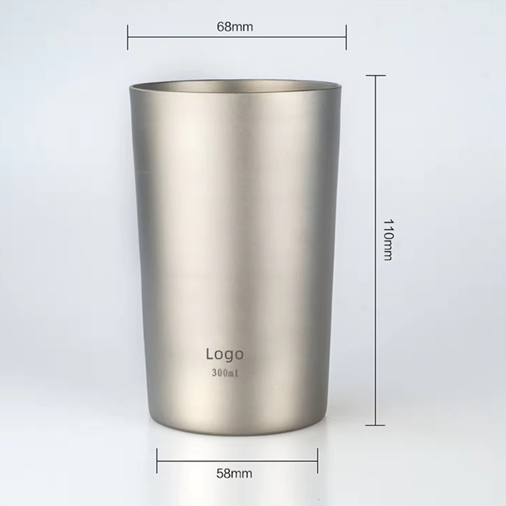 Double Wall Titanium Beer Mug