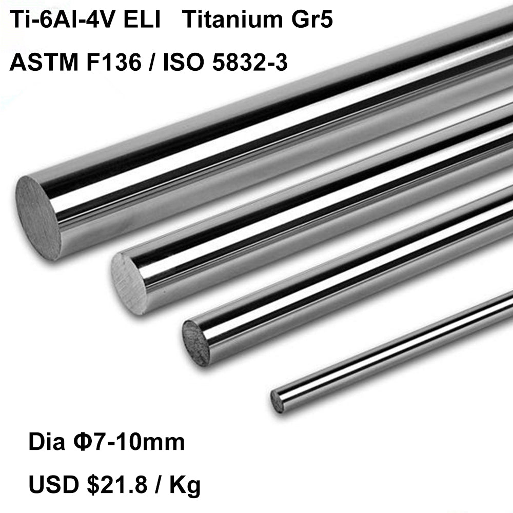 Titanium Ti-6Al-4V Gr5 ELI for Medical Implant Use