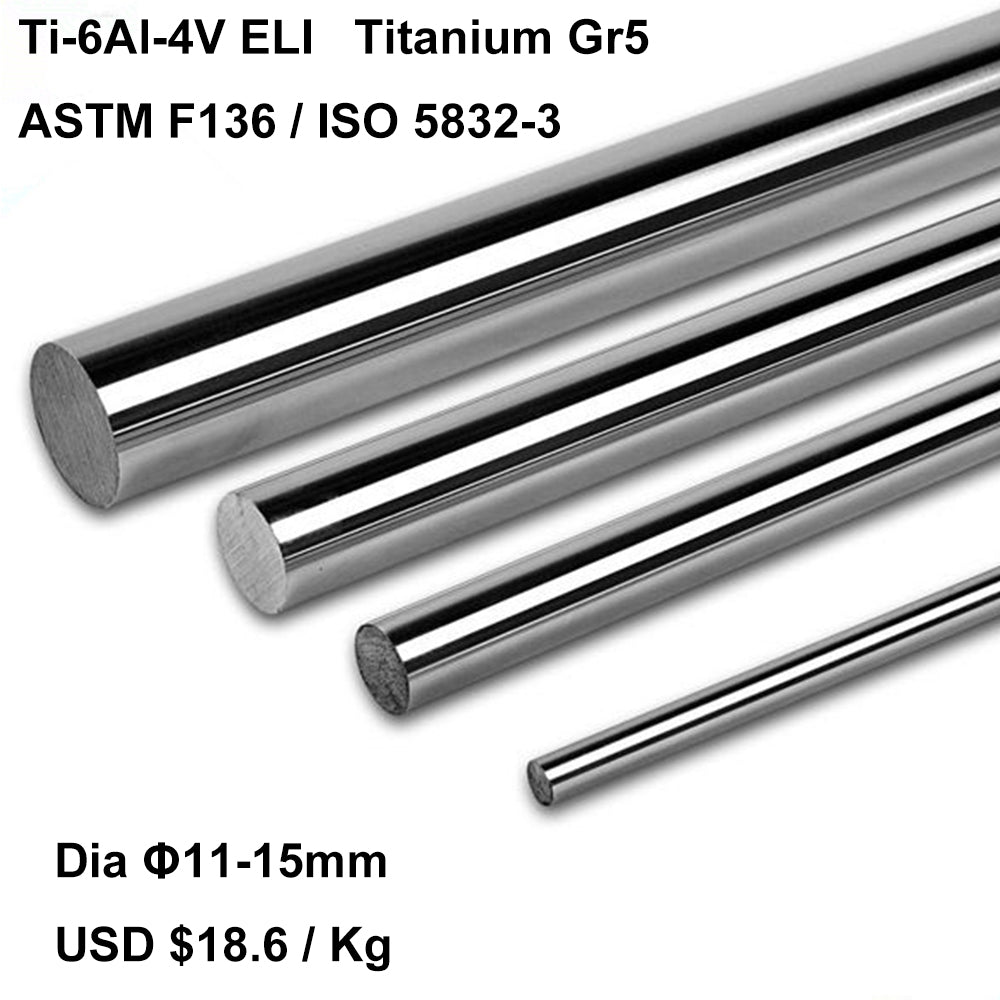 Titanium Ti-6Al-4V Gr5 ELI for Medical Implant Use