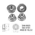 Titanium DIN 6923 Nut