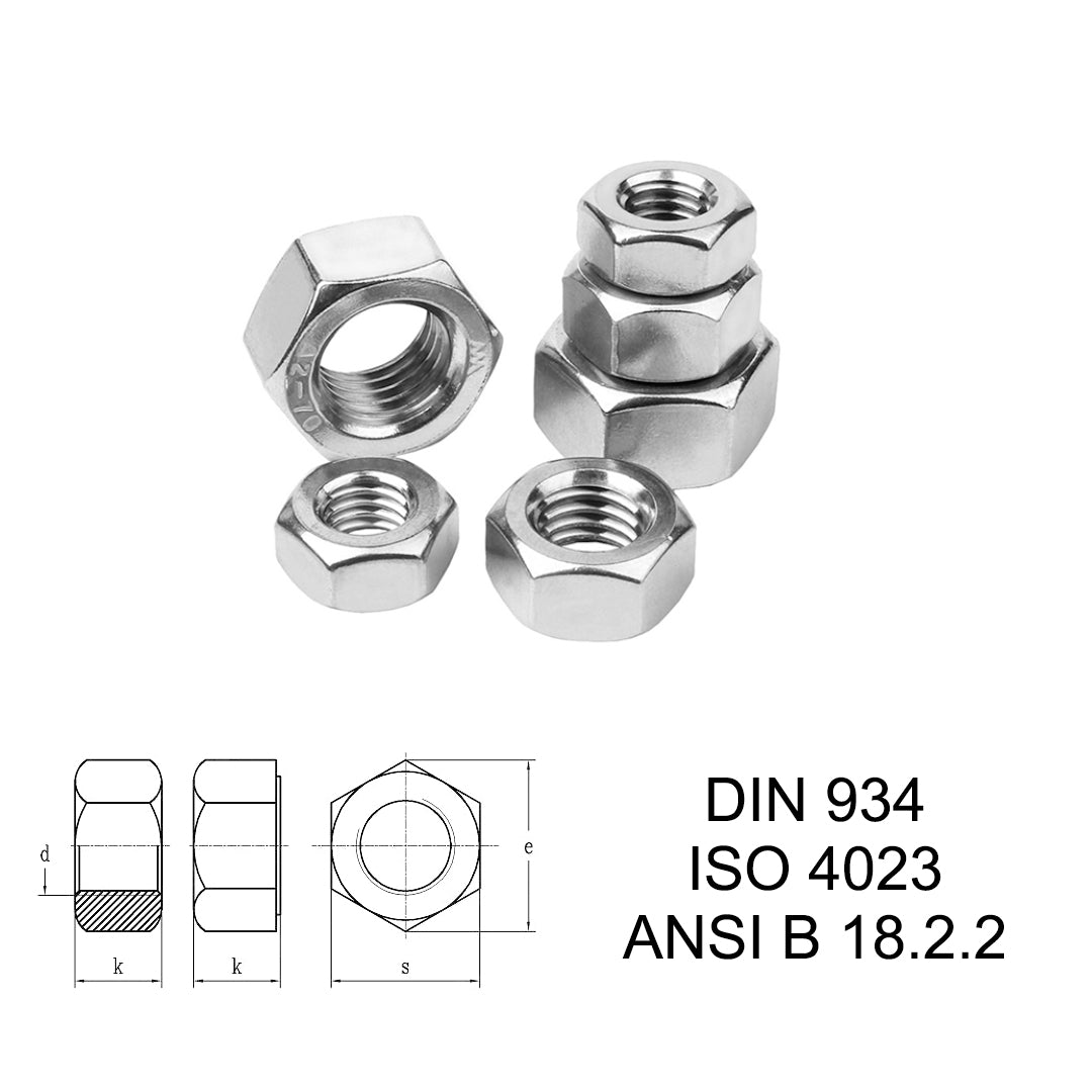 Titanium DIN 934 Nut