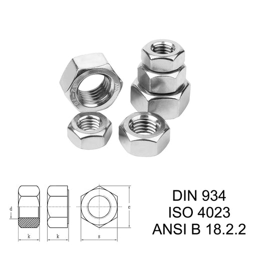 Titanium DIN 934 Nut